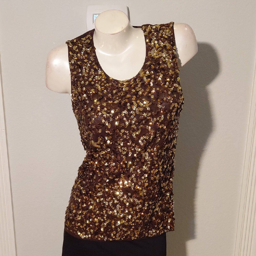 Jessica Taylor Sequined Tank Top